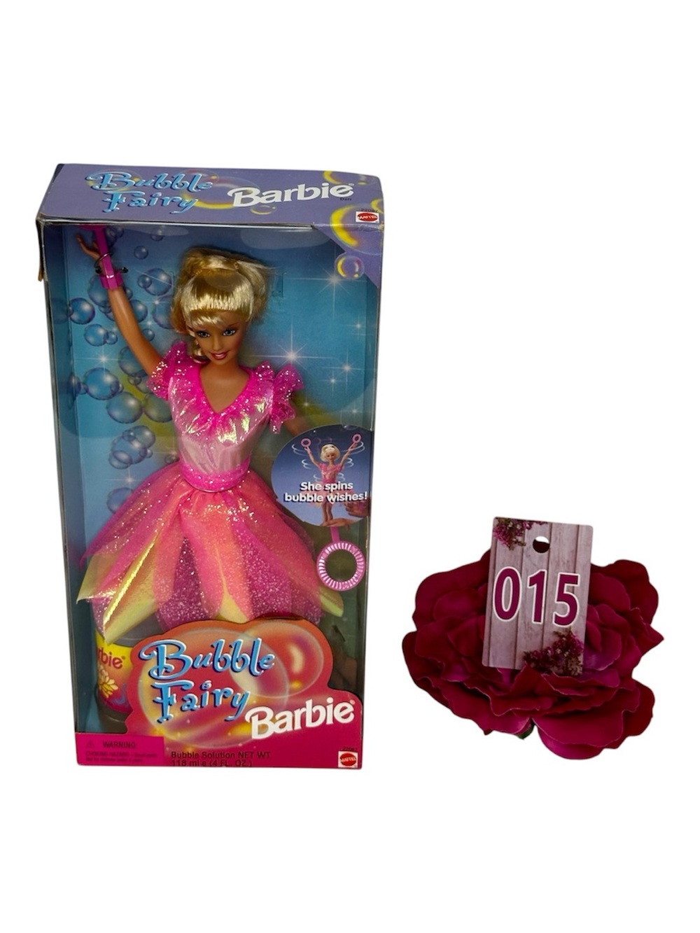 Vintage Mattel Barbie Bubble Fairy Doll 1998 #22087